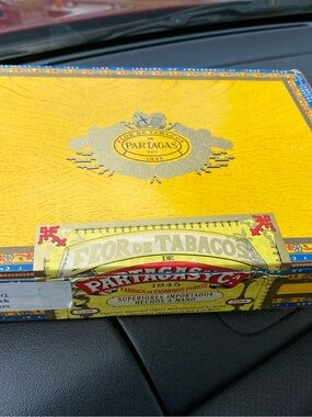 Yellow Decorative Cigar Box - Bright Yellow Home Accent